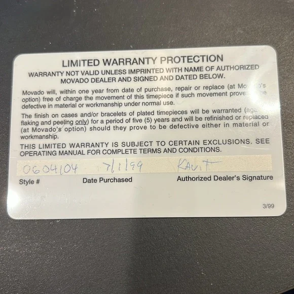 Movado Lancy watch - Picture 3 of 9